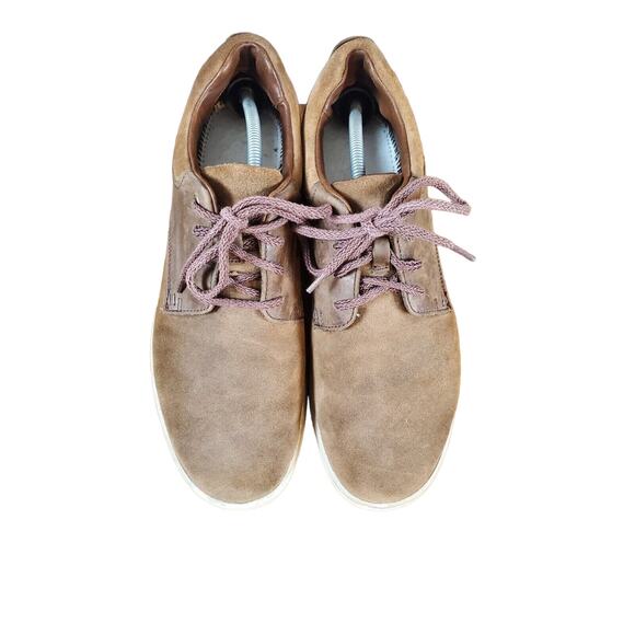 UGG Men's Hyperlite Suede Oxfords. Brown. Size 11.5. Missing Inserts. - Picture 3 of 8